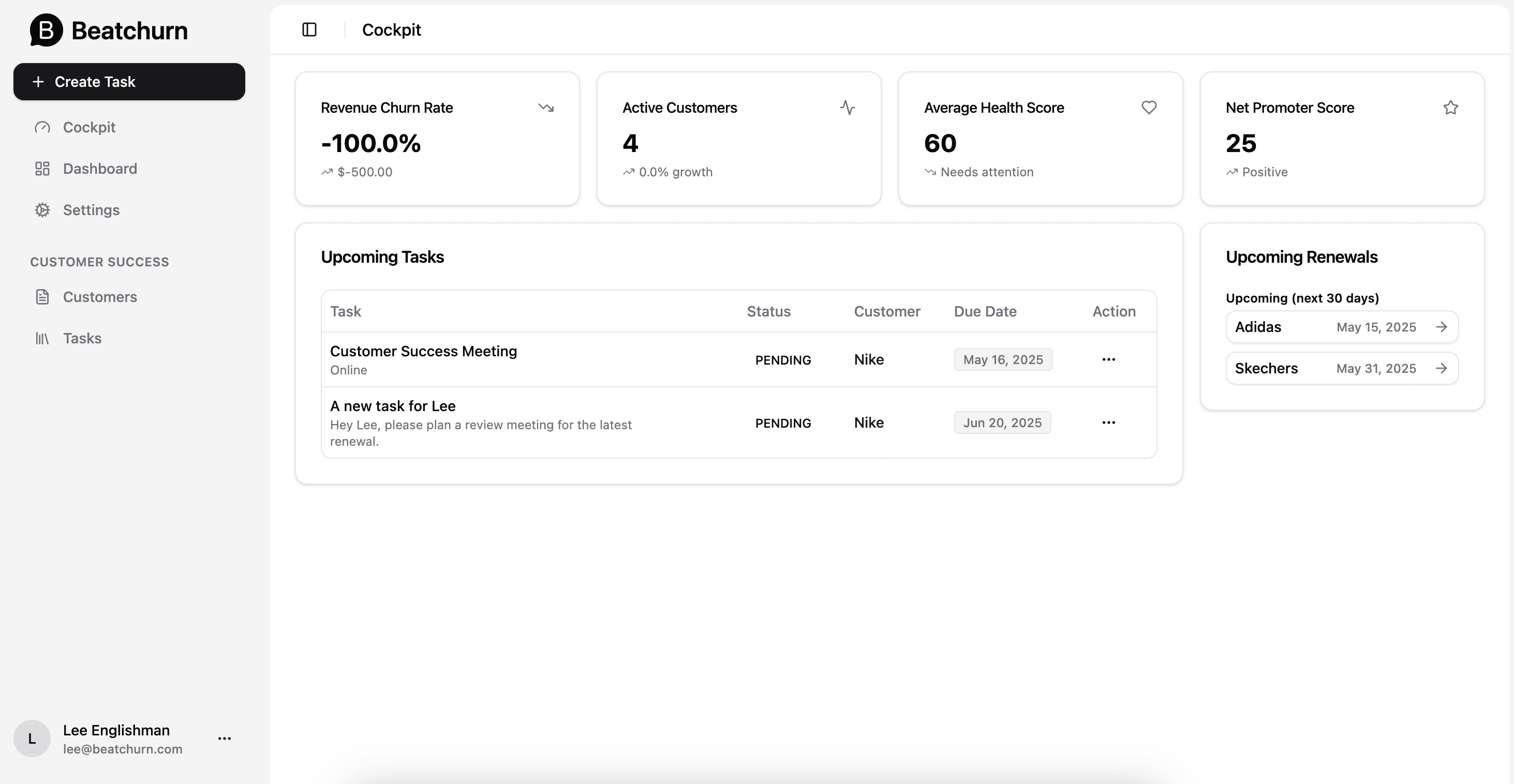 Customer Success hero by Beatchurn